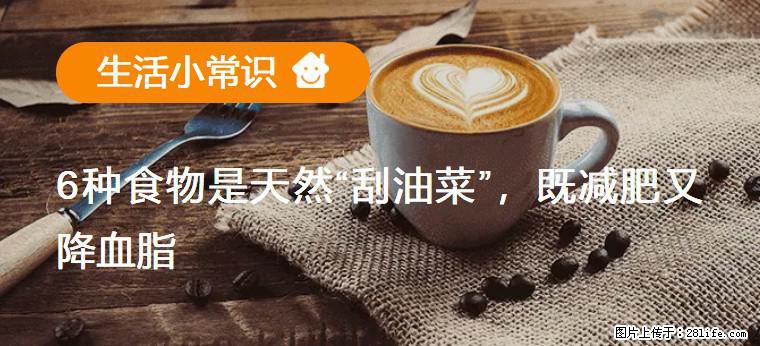 【生活小常识】6种食物是天然“刮油菜”，既减肥又降血脂 - 红河生活资讯 - 红河28生活网 honghe.28life.com